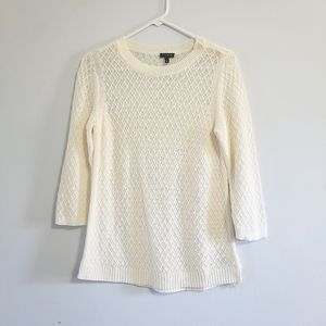 Cream talbots sweater